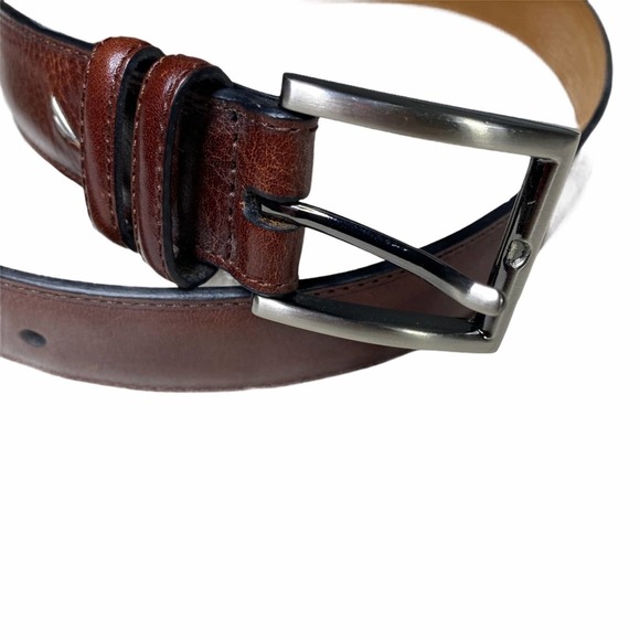 Nautica Leather Belt Mens Smooth Brown 26/65 - Picture 6 of 6